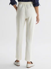 Reiss Trousers | Hailey Pull On Trousers Cream - Women