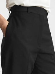 Reiss Trousers | Haisley Slim Leg Tapered Trousers Black - Women
