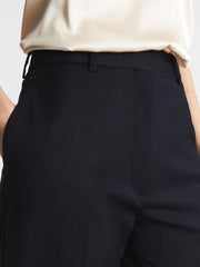 Reiss Trousers | Haisley Slim Leg Tapered Trousers Black - Women