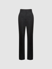 Reiss Trousers | Haisley Tailored Flare Trousers Black - Women