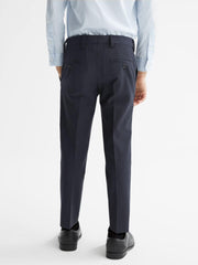 Reiss Trousers | Hope Modern Fit Mixer Trousers Navy - Children
