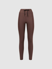 Reiss Trousers | Hustle The Upside High Rise Drawstring Leggings Brown - Women