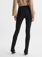 Reiss Trousers | Jayne Split Front Skinny Trousers Black - Women