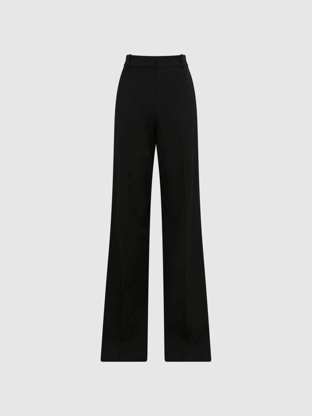 Reiss Trousers | Joanne Wide Wide Leg Trousers Black - Women
