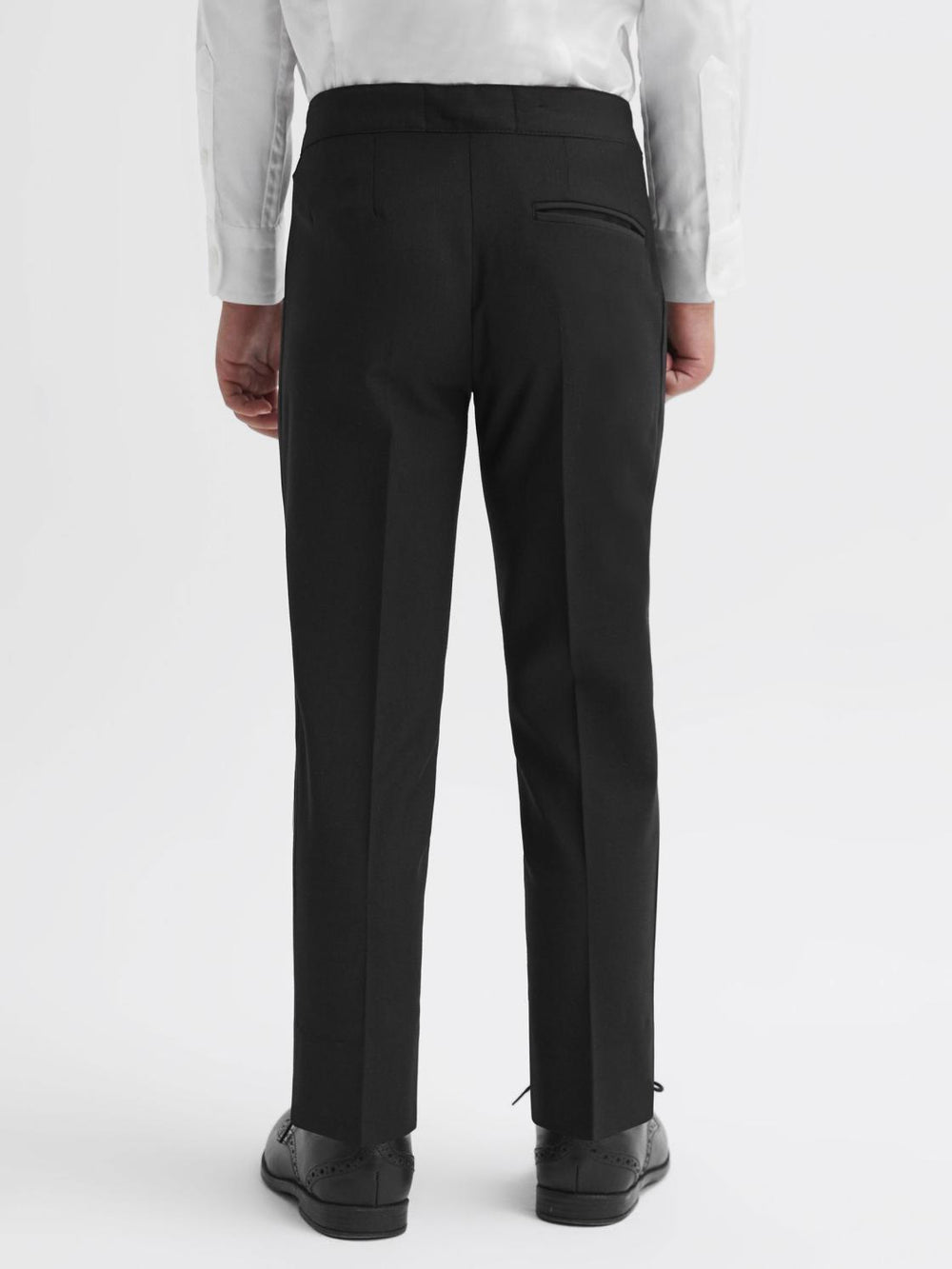 Reiss Trousers | Knightsbridge Tuxedo Satin Stripe Trousers Black - Children