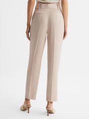 Reiss Trousers | Mylie Tapered High Rise Trousers Mint - Women