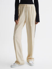 Reiss Trousers | Odell Wide Leg Pull On Trousers Black - Women