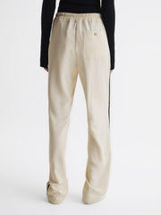 Reiss Trousers | Odell Wide Leg Pull On Trousers Black - Women