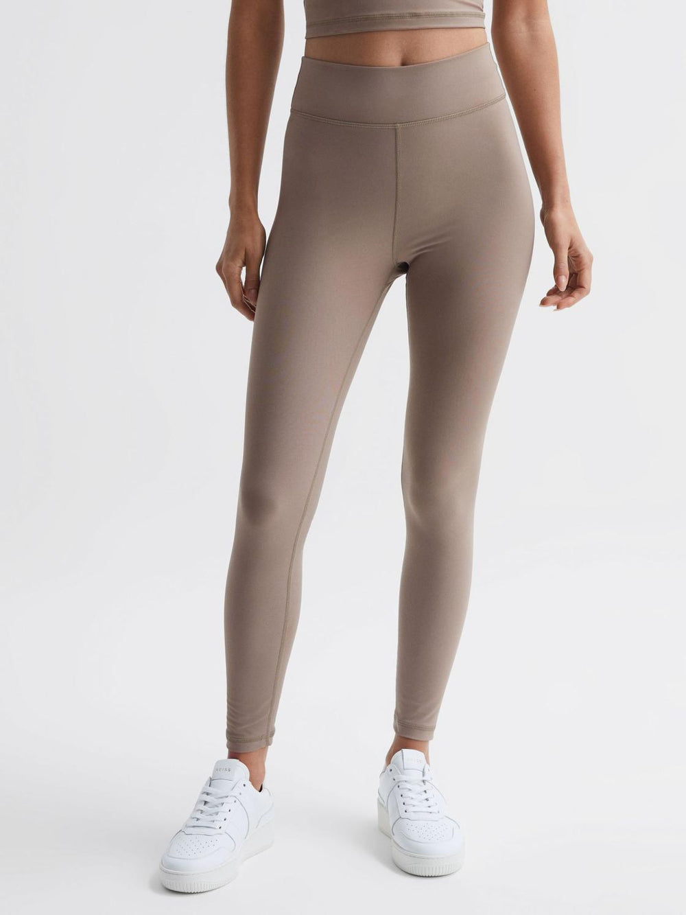 Reiss Trousers | Peached The Upside Mid Rise Leggings Light Brown - Women