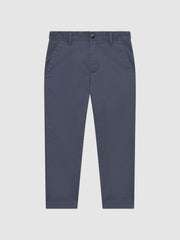 Reiss Trousers | Pitch Slim Fit Casual Chinos Bright Airforce - Children