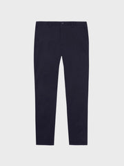 Reiss Trousers | Pitch Slim Fit Washed Chinos Navy - Men
