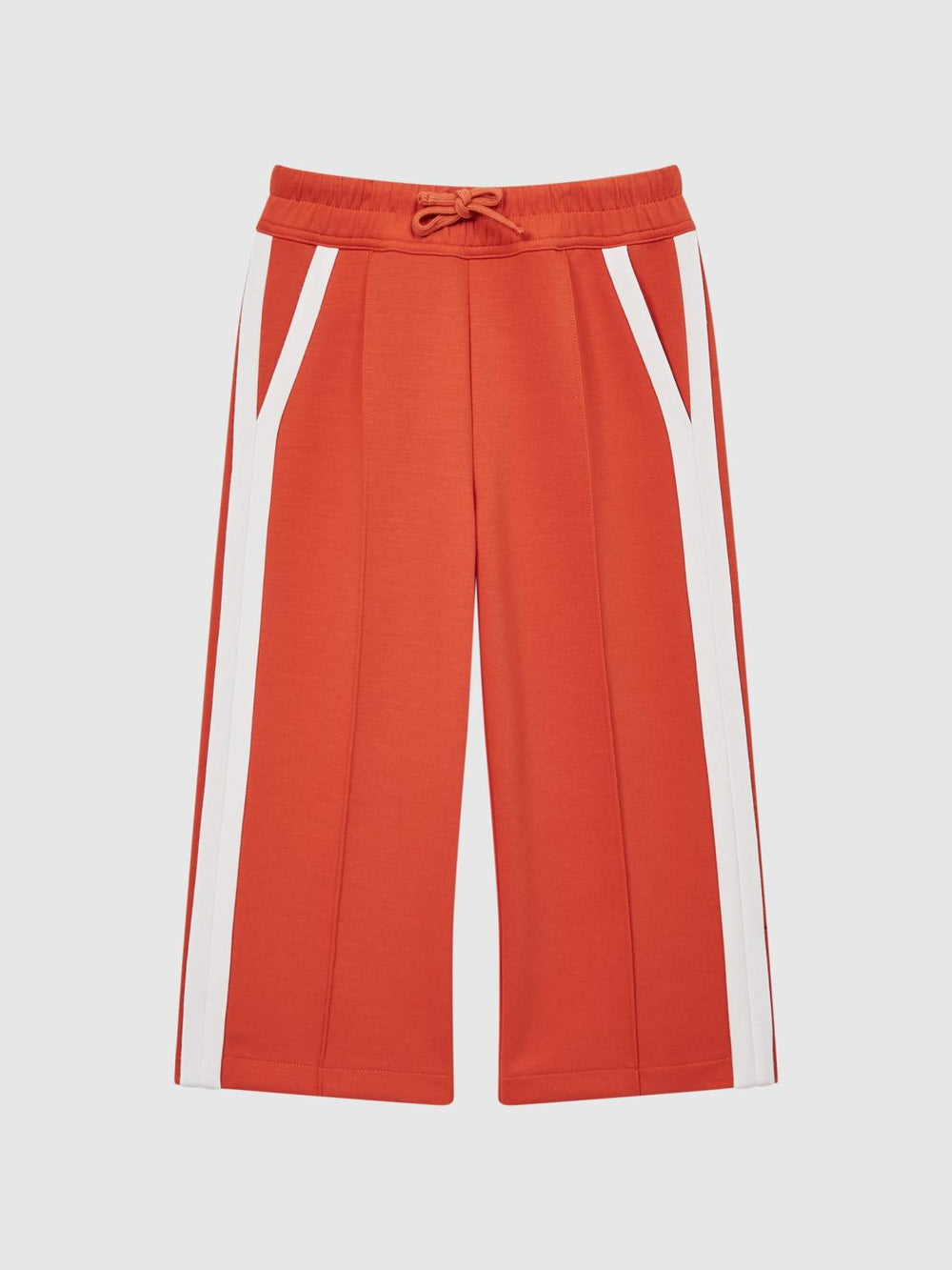 Reiss Trousers | Tegan Jersey Side Stripe Trousers Camel - Children