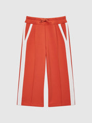 Reiss Trousers | Tegan Jersey Side Stripe Trousers Camel - Children