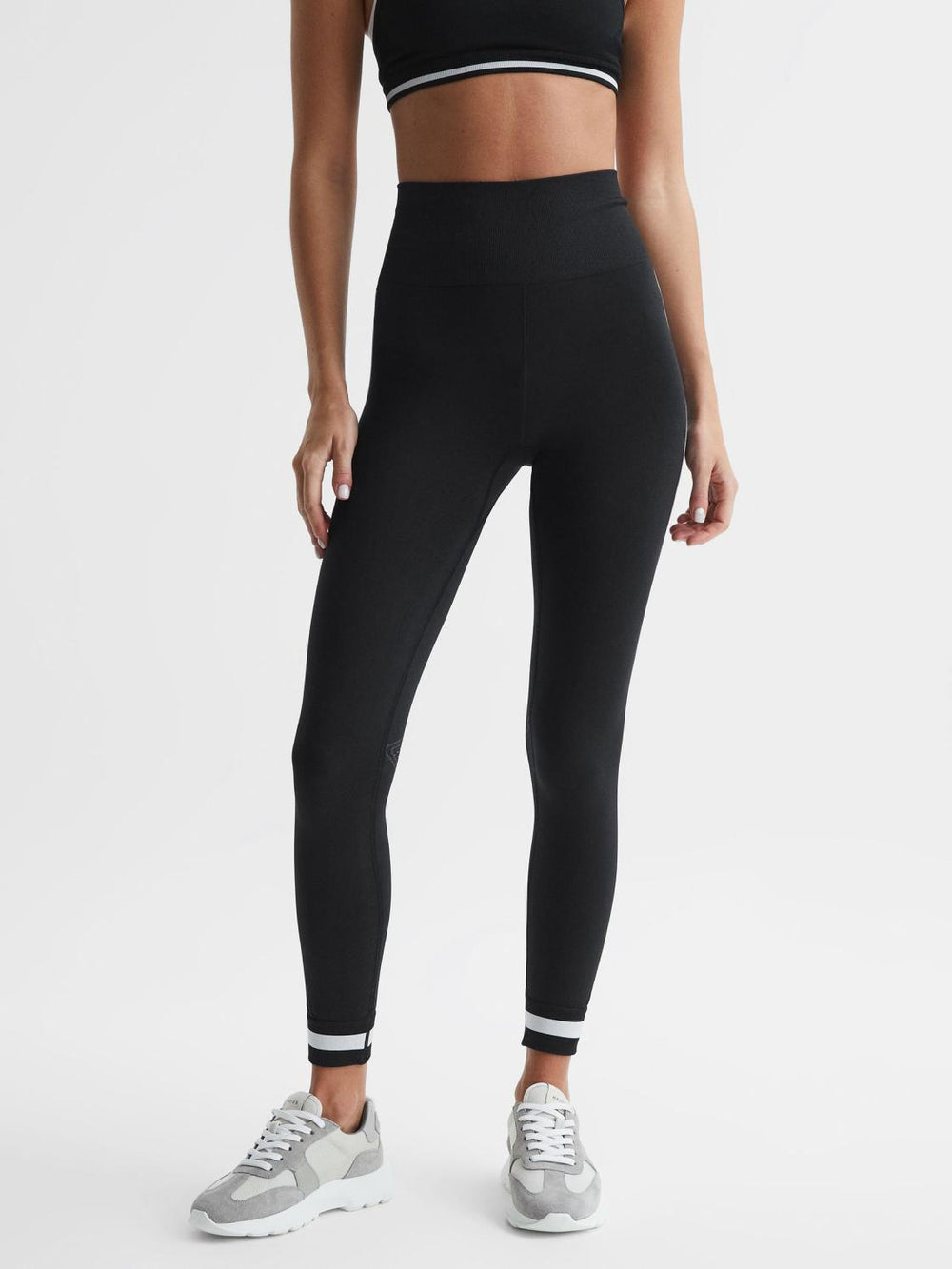 Reiss Trousers | The Upside Seamless Leggings Black - Women