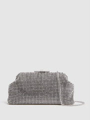 Reiss Bags | Adaline Embellished Clutch Bag Opal - Women