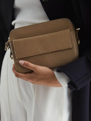 Reiss Bags | Cleo Leather Crossbody Camera Bag Black - Women