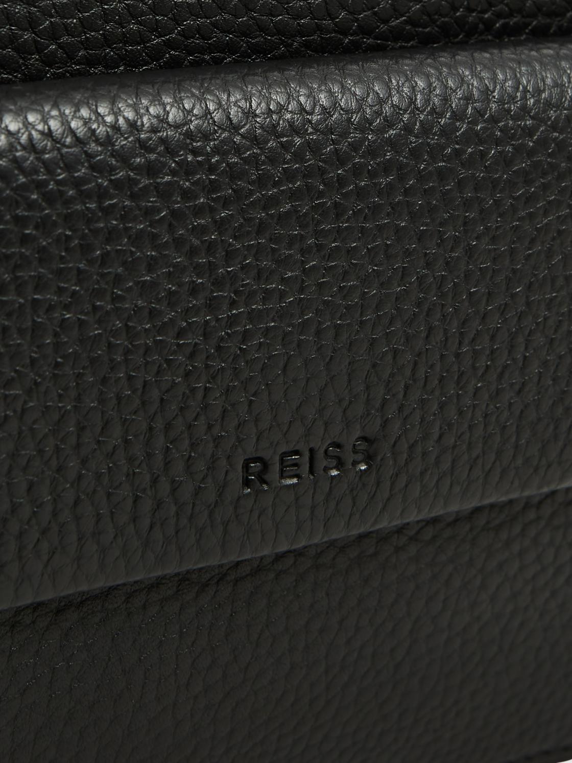 Reiss Bags | Cleo Leather Crossbody Camera Bag Black - Women
