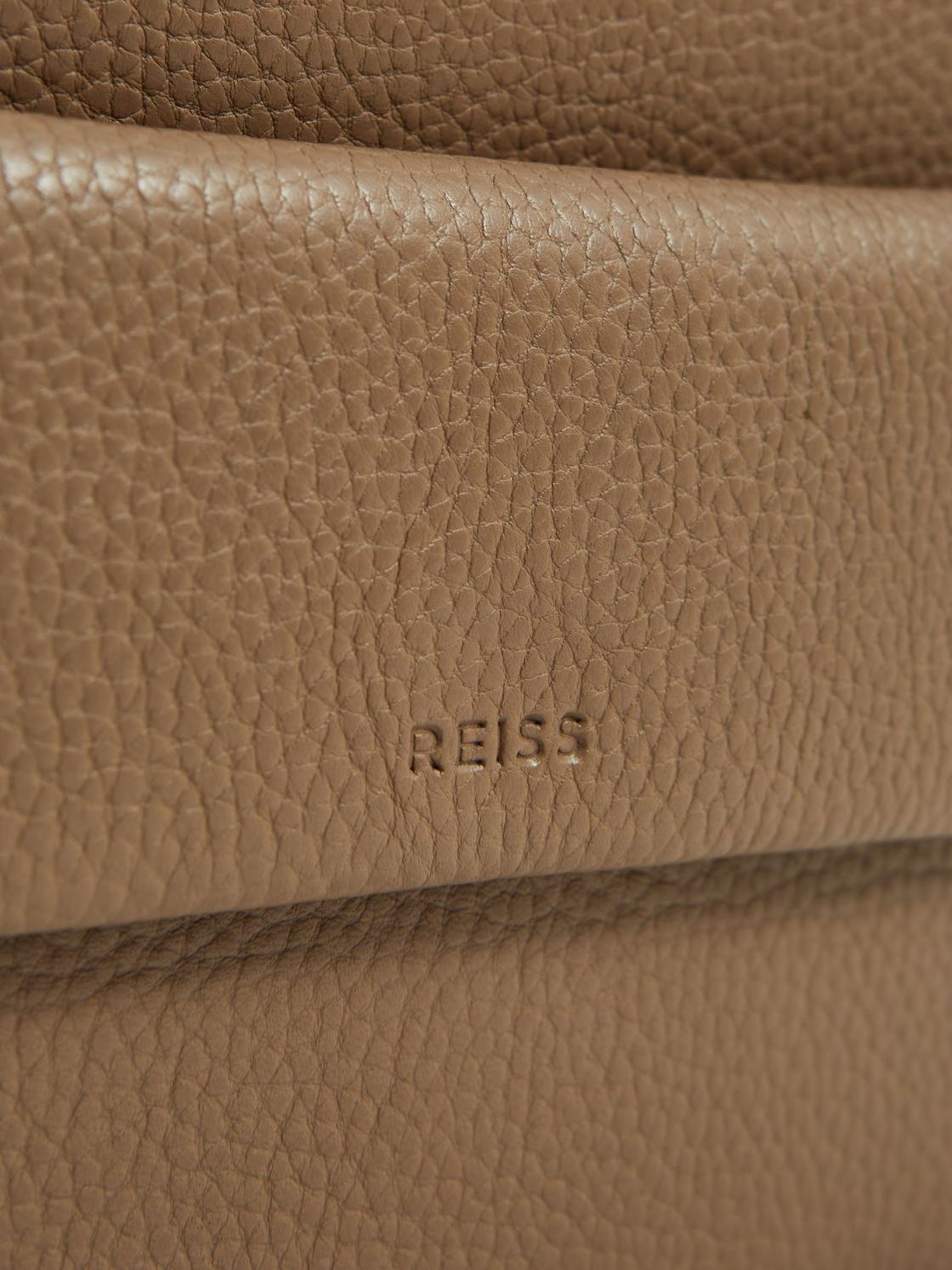 Reiss Bags | Cleo Leather Crossbody Camera Bag Black - Women