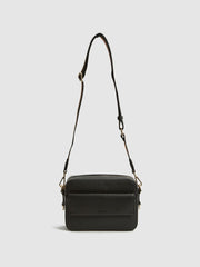 Reiss Bags | Cleo Leather Crossbody Camera Bag Black - Women