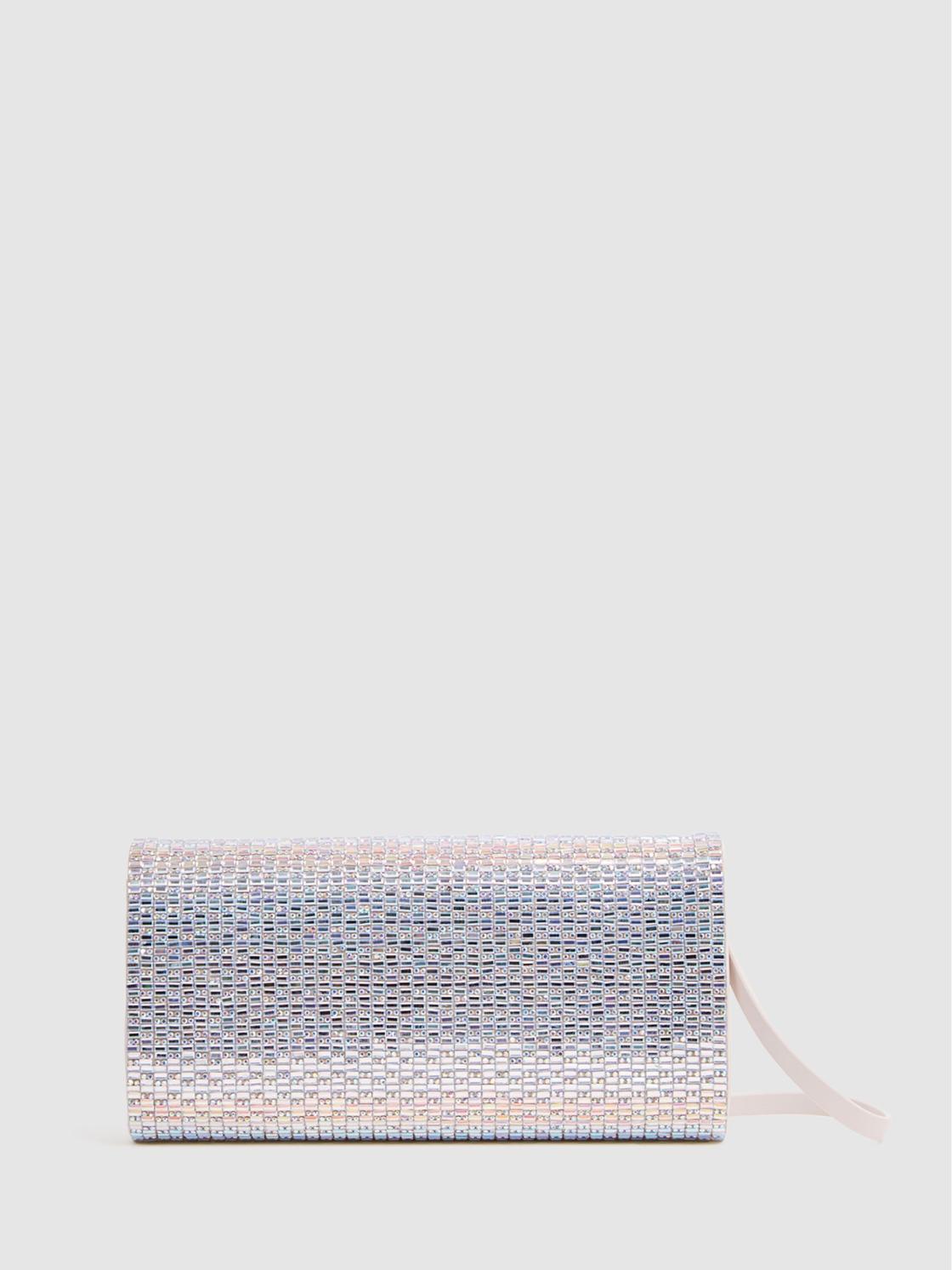 Reiss Bags | Dakota Disco Baguette Bag Silver - Women