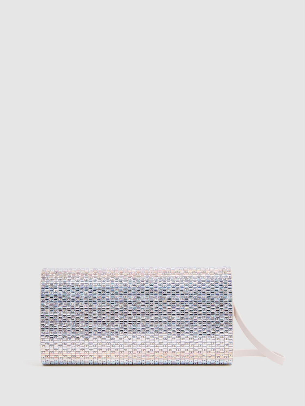 Reiss Bags | Dakota Disco Baguette Bag Silver - Women
