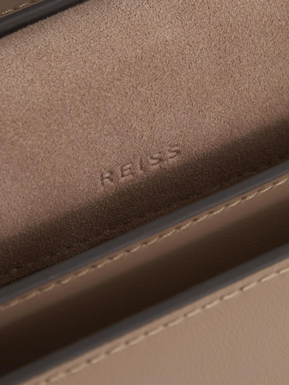 Reiss Bags | Daphne Leather Concertina Cross-Body Bag Buttermilk - Women