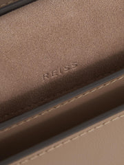 Reiss Bags | Daphne Leather Concertina Cross-Body Bag Buttermilk - Women