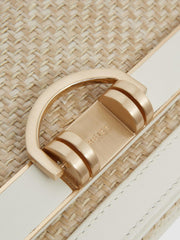 Reiss Bags | Lexi Clutch Small Raffia Clutch Bag Natural/off White - Women