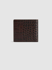 Reiss Bags &amp; Wallets | Cabot Leather Wallet Chocolate - Men