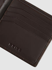 Reiss Bags &amp; Wallets | Cabot Leather Wallet Chocolate - Men