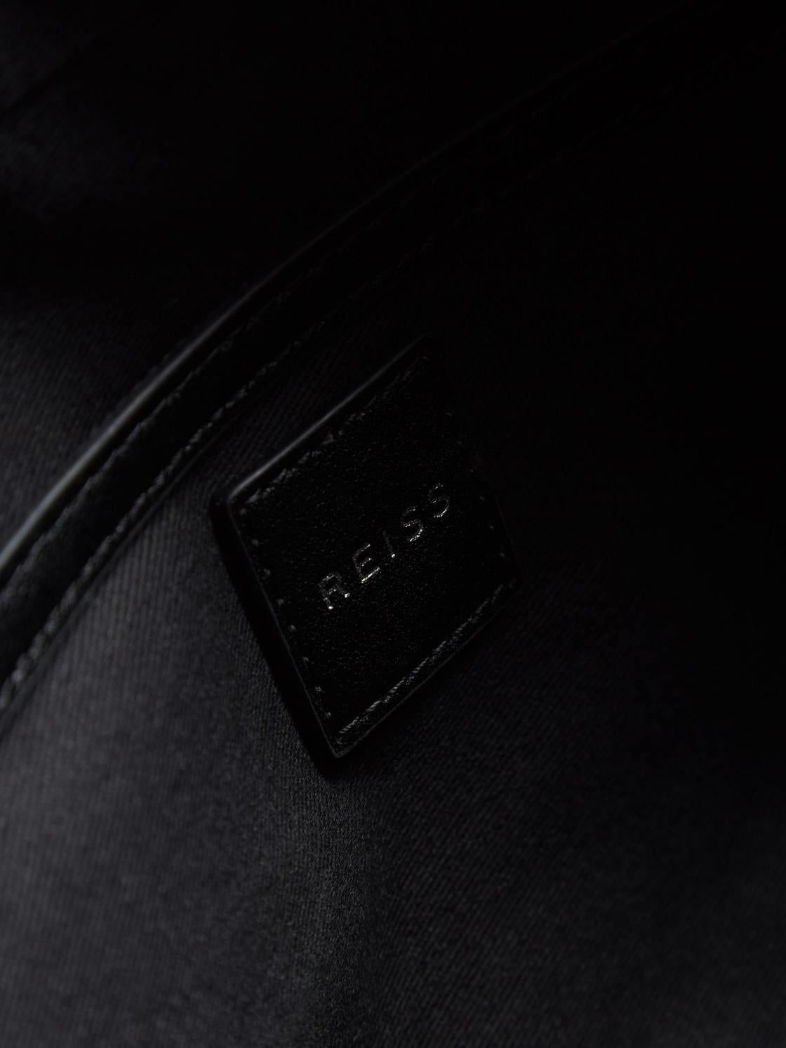 Reiss Bags &amp; Wallets | Carter Leather Cross-Body Bag Black - Men