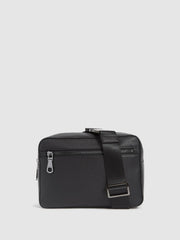 Reiss Bags &amp; Wallets | Carter Leather Cross-Body Bag Black - Men