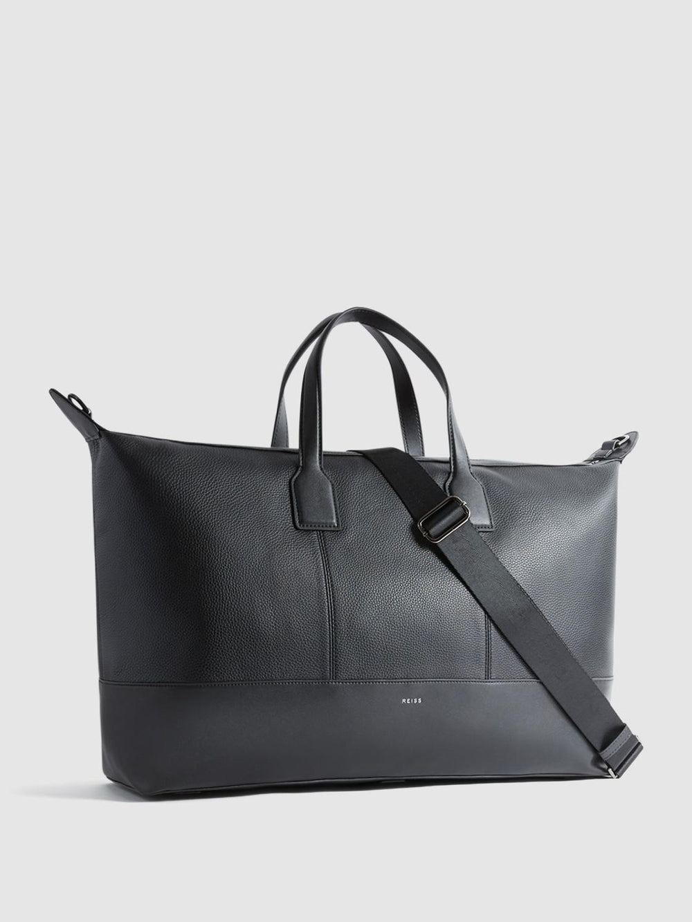 Reiss Bags &amp; Wallets | Carter Leather Holdall Black - Men