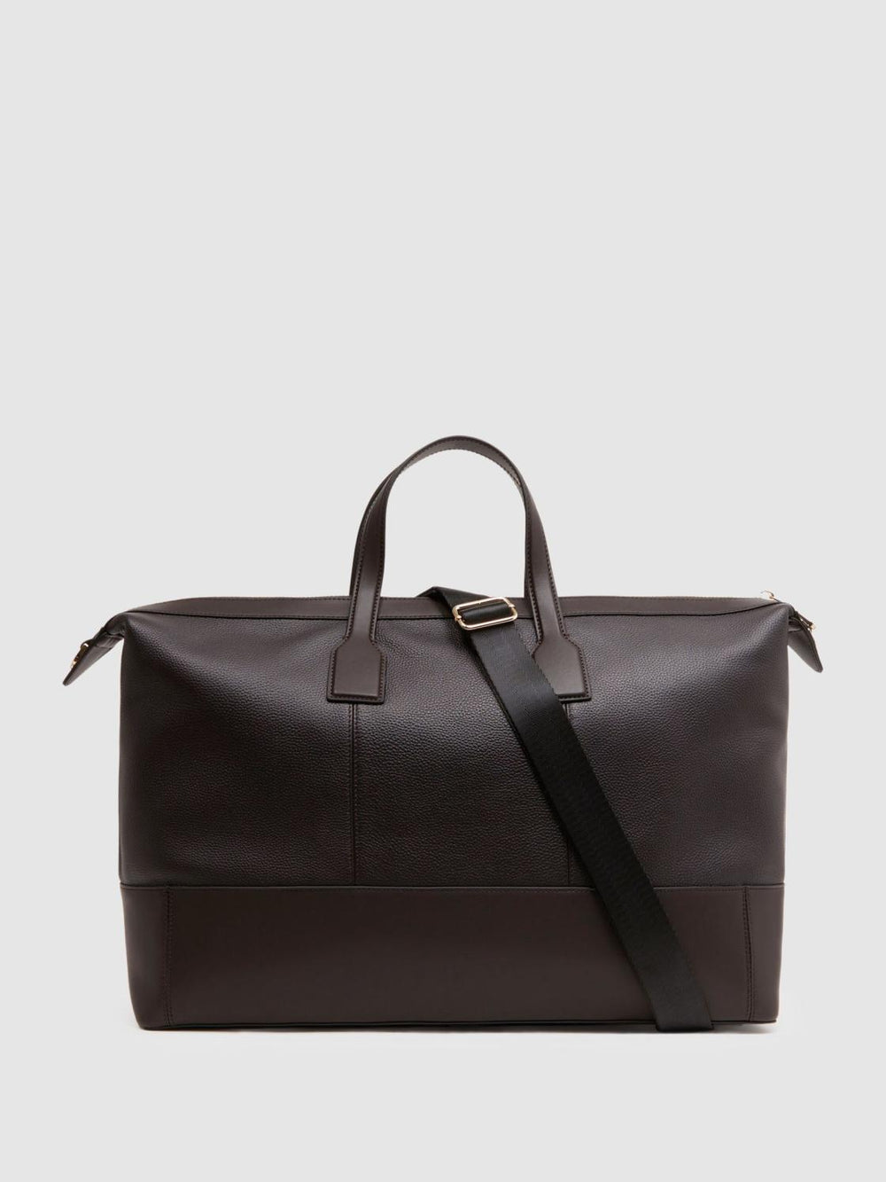 Reiss Bags &amp; Wallets | Carter Leather Holdall Chocolate - Men