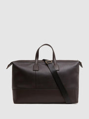 Reiss Bags &amp; Wallets | Carter Leather Holdall Chocolate - Men