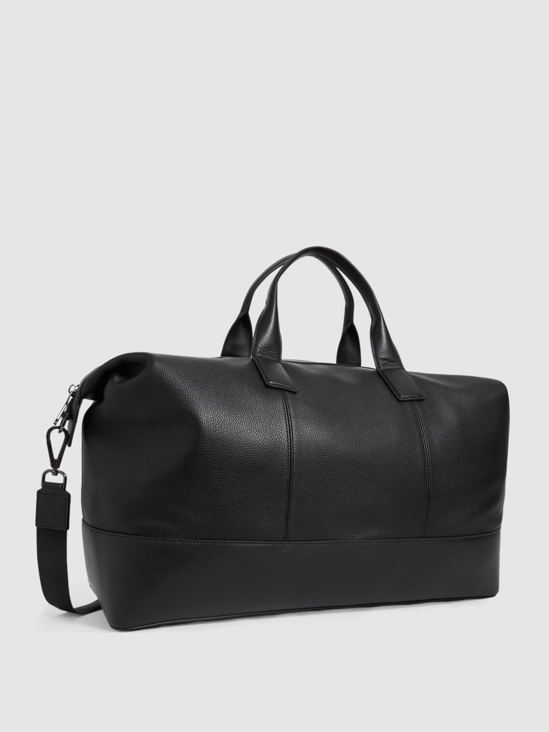 Reiss Bags &amp; Wallets | Carter Leather Travel Bag Black - Men