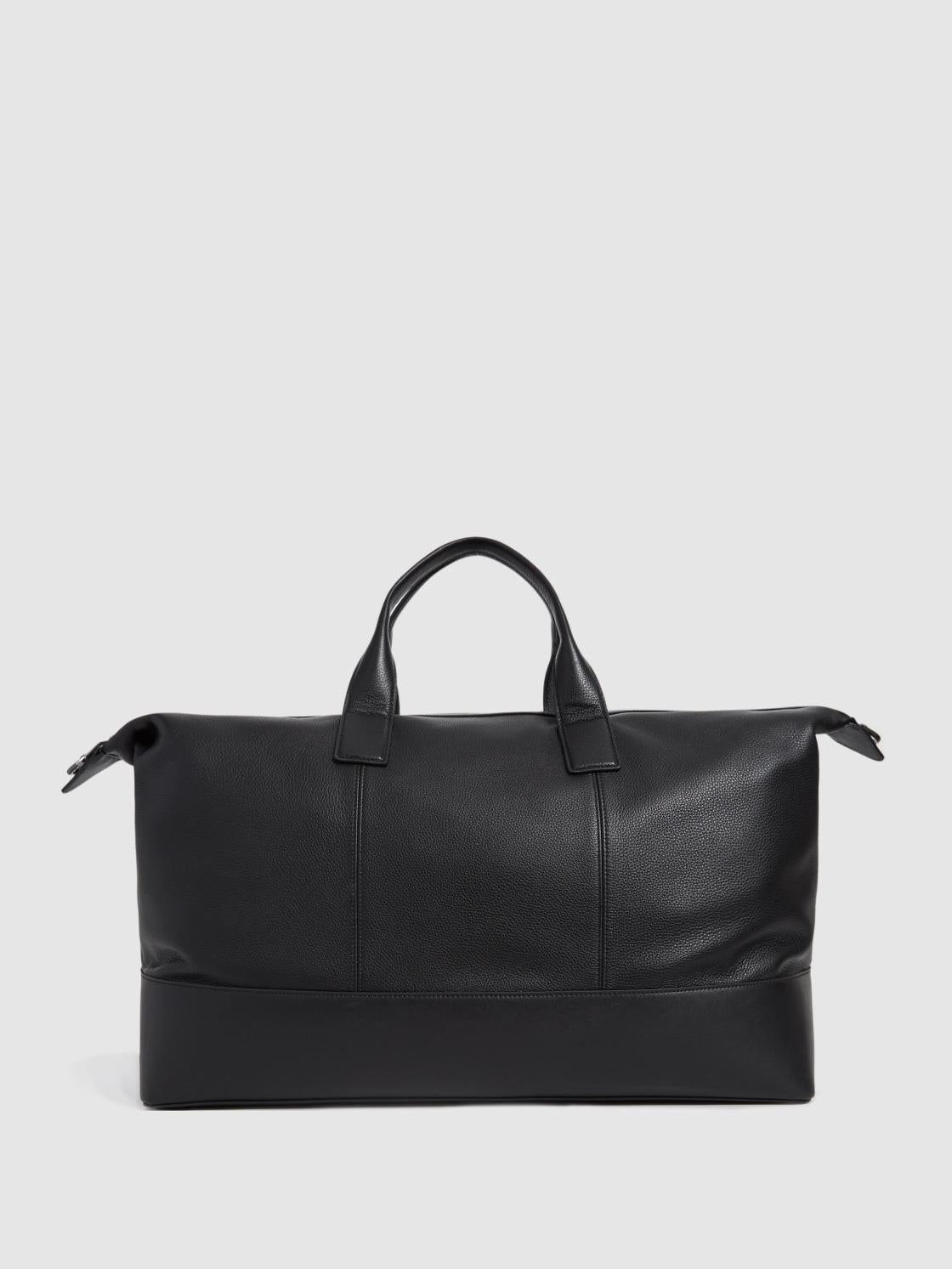 Reiss Bags &amp; Wallets | Carter Leather Travel Bag Black - Men