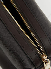 Reiss Bags &amp; Wallets | Cole Leather Washbag Chocolate - Men