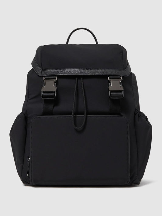 Reiss Bags &amp; Wallets | Danny Leather Drawstring Backpack Black - Men
