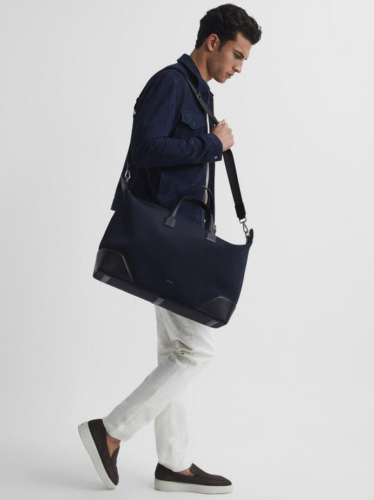 Reiss Bags &amp; Wallets | Elliot Neoprene Holdall Dark Navy - Men