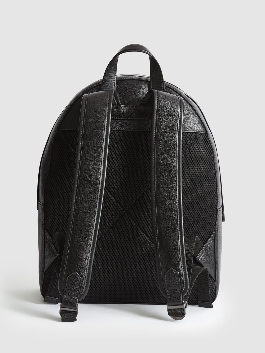 Reiss Bags &amp; Wallets | Ethan Leather Backpack Black - Men