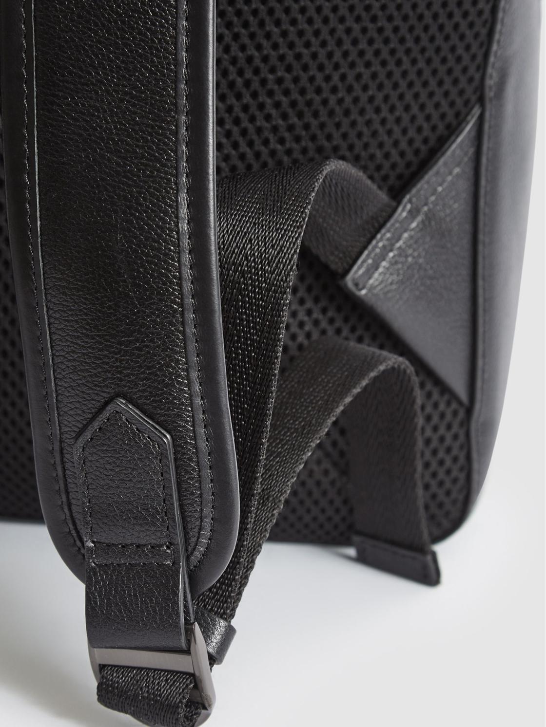 Reiss Bags &amp; Wallets | Ethan Leather Backpack Black - Men