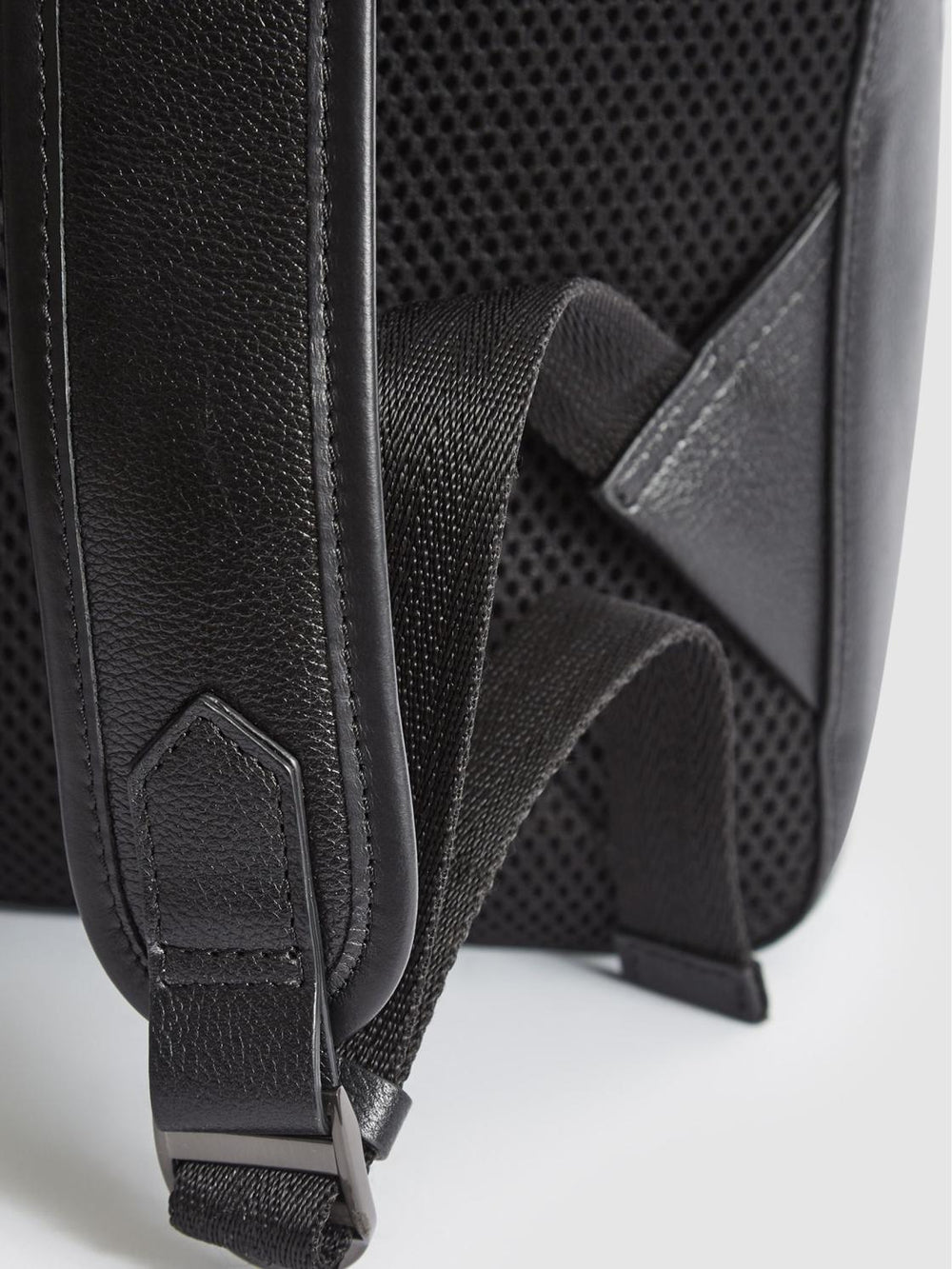 Reiss Bags &amp; Wallets | Ethan Leather Backpack Black - Men