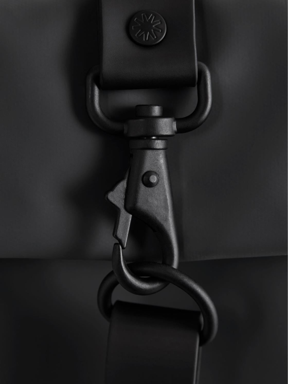 Reiss Bags &amp; Wallets | Rains Rains Roll Top Rucksack Black - Men