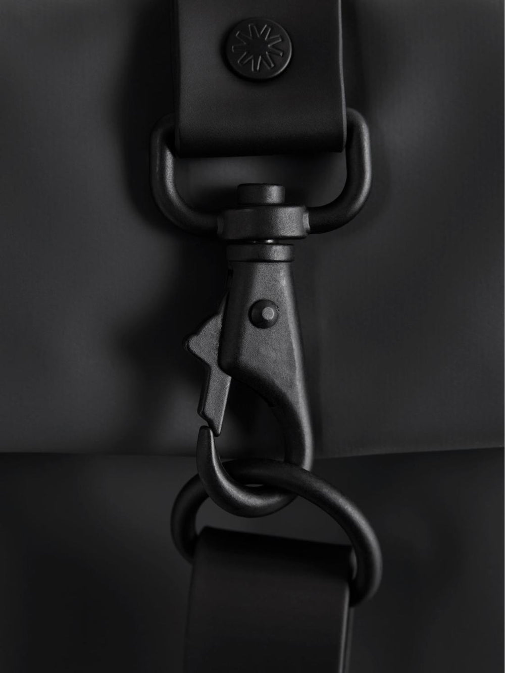 Reiss Bags &amp; Wallets | Rains Rains Roll Top Rucksack Black - Men