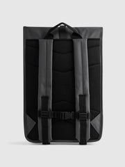 Reiss Bags &amp; Wallets | Rains Rains Roll Top Rucksack Black - Men