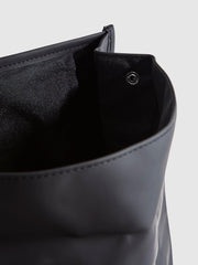 Reiss Bags &amp; Wallets | Rains Rains Roll Top Rucksack Black - Men