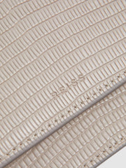 Reiss Bags | Windsor Grained Leather Mini Bag Grey - Women