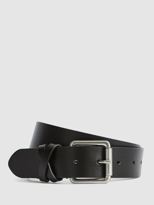 Reiss Belts | Annexe Leather Belt Black - Women
