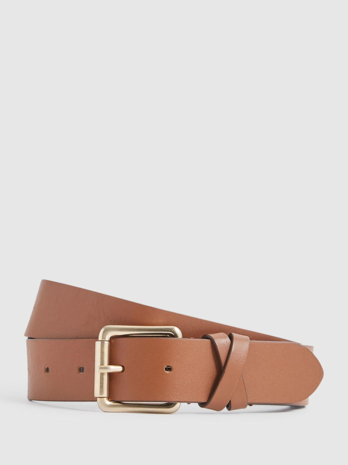 Reiss Belts | Annexe Leather Belt Black - Women